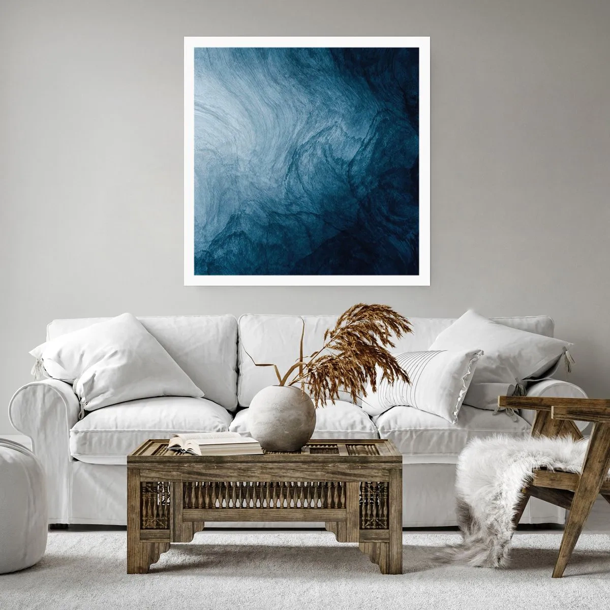 Affiche - Poster - Atteindre en profondeur - 30x30 cm