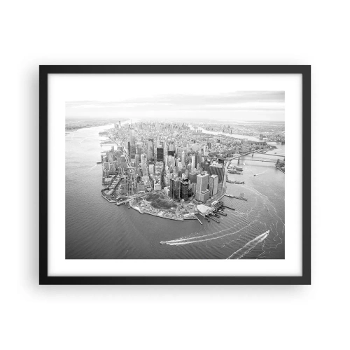 Affiche dans un cadre noir - Poster - Comment ne pas aimer ? - 50x40 cm