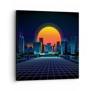 Impression sur toile - Image sur toile - Vous voulez toujours passer au réel ? - 30x30 cm