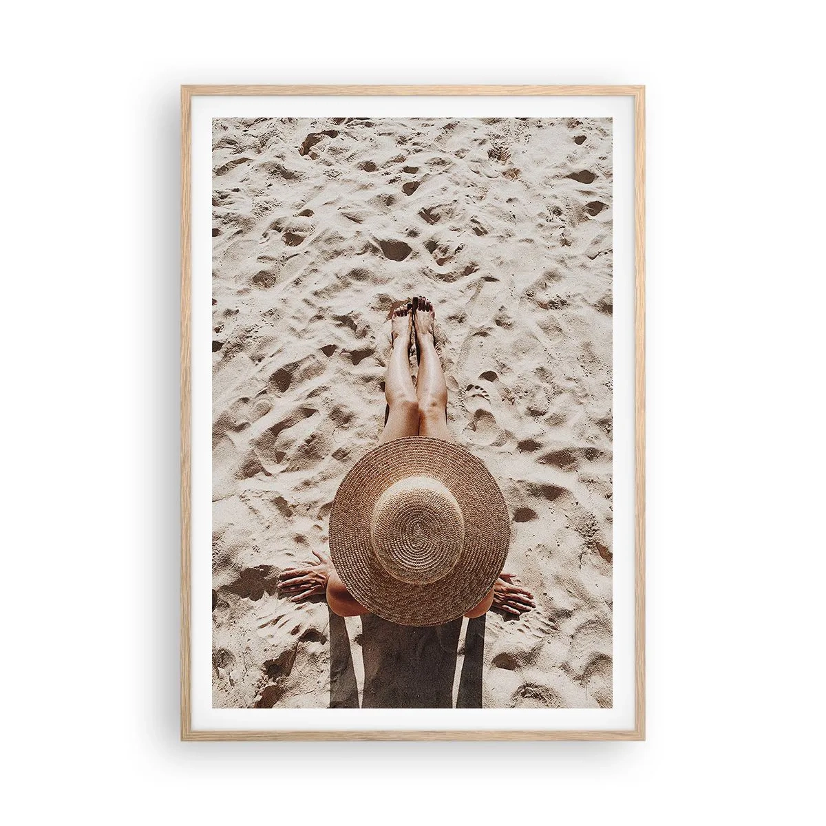 Affiche dans un chêne clair - Poster - Moment de rêve - 70x100 cm