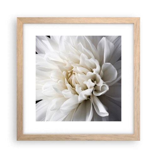 Affiche dans un chêne clair - Poster - Le matin de la jeune mariéé - 30x30 cm