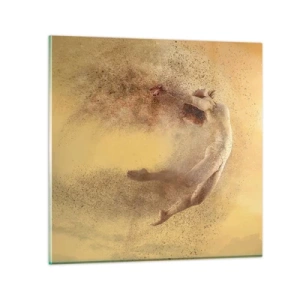 Impression sur verre - Image sur verre - Dans le ravissement de la danse - 40x40 cm