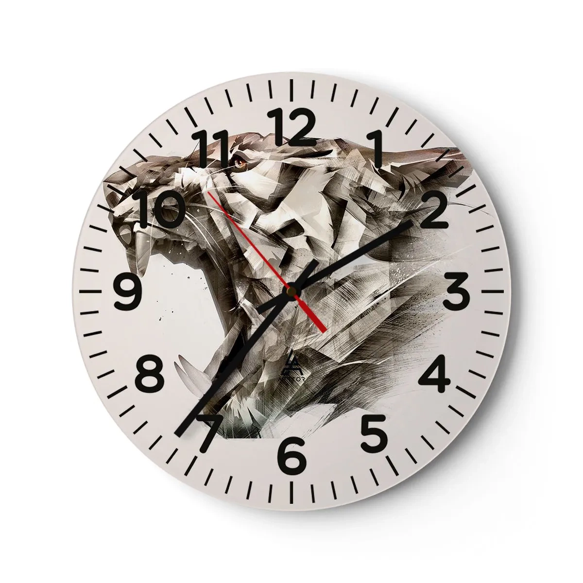 Horloge murale - Pendule murale - Vous savez déjà qui est en charge - 30x30 cm
