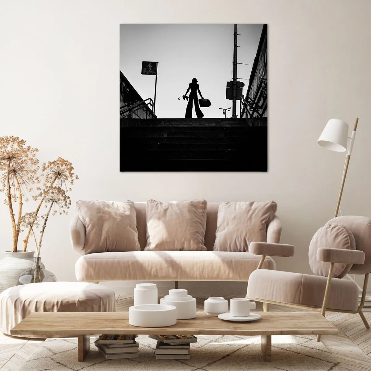 Impression sur toile - Image sur toile - Pèlerinage urbain - 30x30 cm