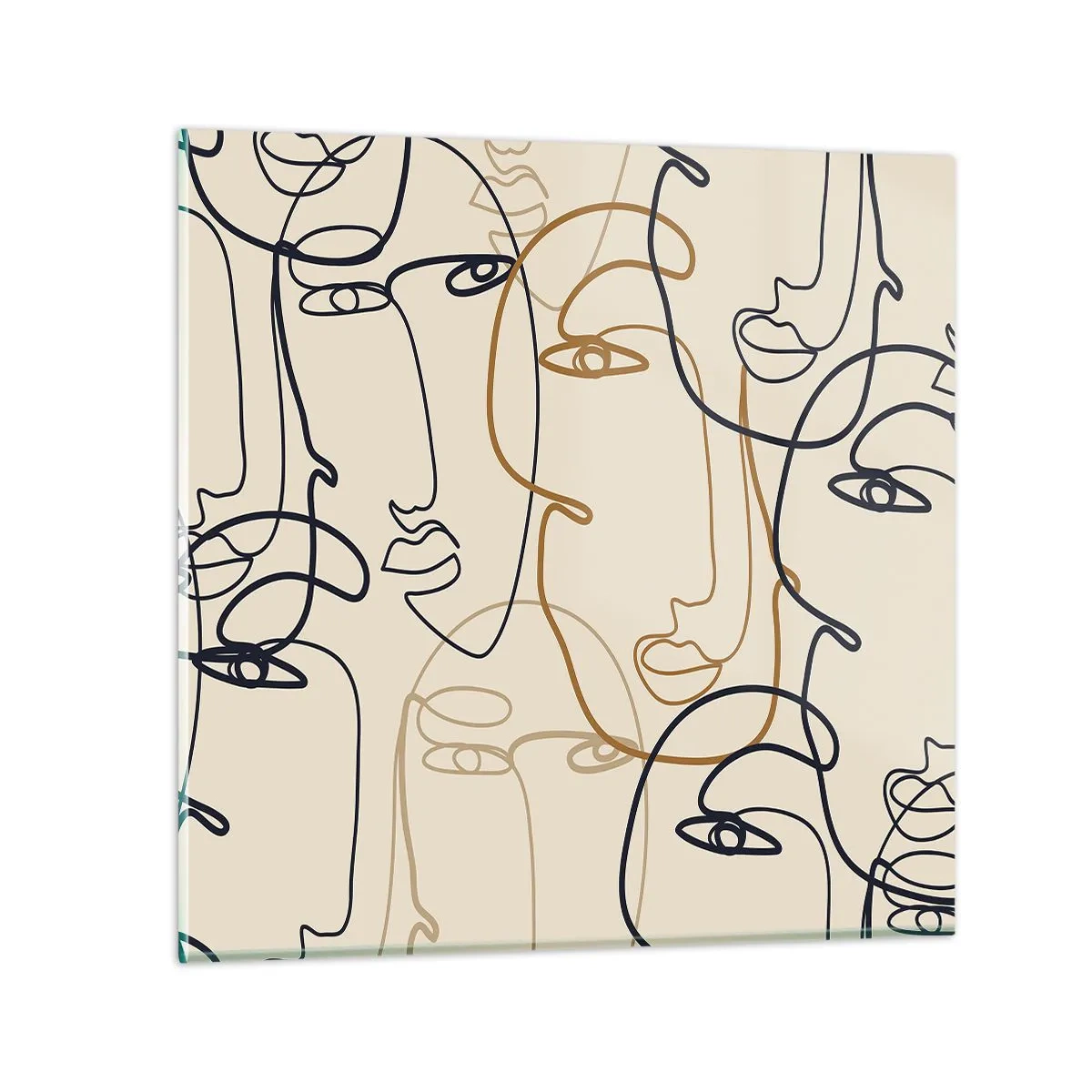 Impression sur verre - Image sur verre - Portrait multiplié - 30x30 cm