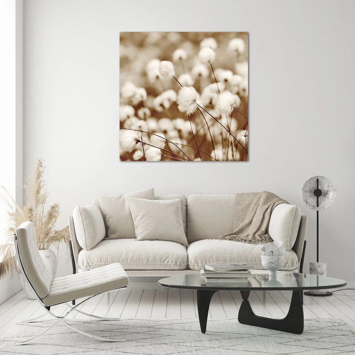 Impression sur verre - Image sur verre - Tige moelleuse - 40x40 cm