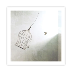 Affiche - Poster - Dans son élément - 60x60 cm