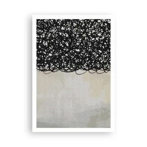 Affiche - Poster - Abstraction turbulente - 70x100 cm