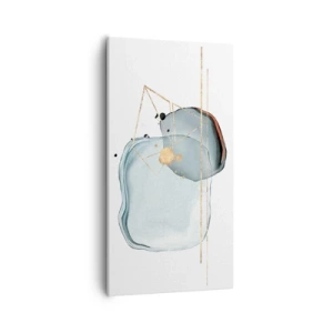 Impression sur toile - Image sur toile - Etude des gouttes - 55x100 cm