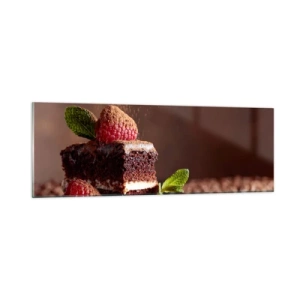 Impression sur verre - Image sur verre - La vie est douce - 90x30 cm