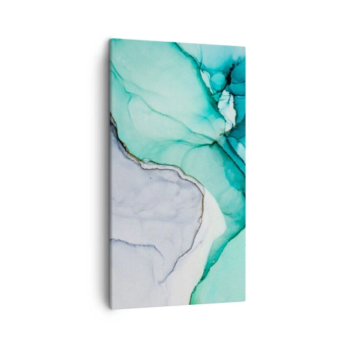 Impression sur toile - Image sur toile - Étude de turquoise - 45x80 cm