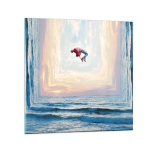 Impression sur verre - Image sur verre - Vers une autre dimension - 40x40 cm