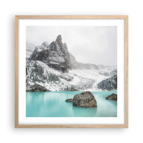 Affiche dans un chêne clair - Poster - Sur ses gardes - 50x50 cm