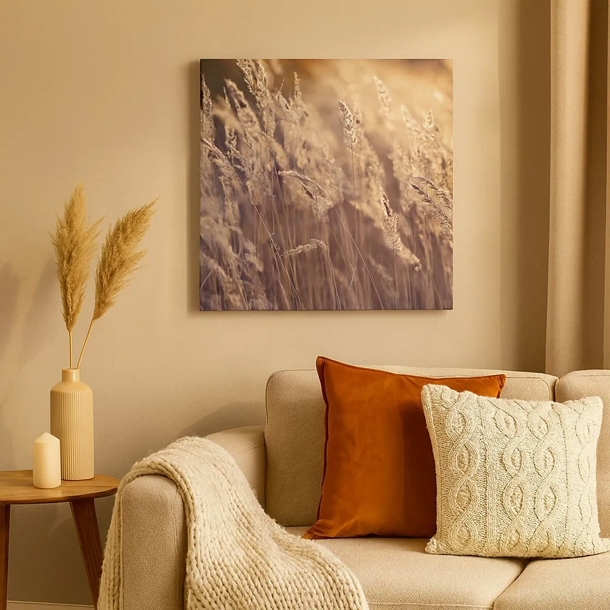 Impression sur toile - Image sur toile - Prêt à accueillir l'automne - 30x30 cm