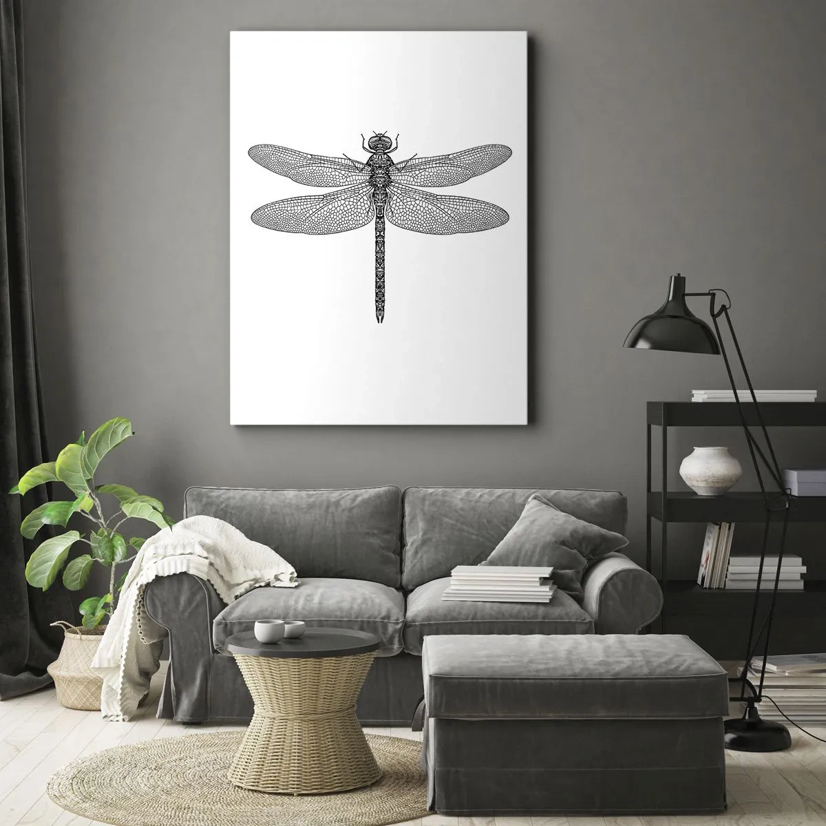 Impression sur toile - Image sur toile - Précision de la nature - 55x100 cm