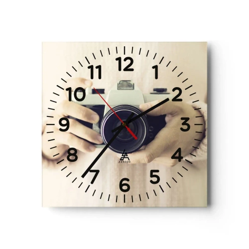 Horloge murale - Pendule murale - Pour voir plus ... - 30x30 cm