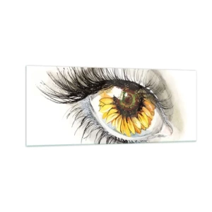 Impression sur verre - Image sur verre - Un look aussi chaud que l'été - 100x40 cm