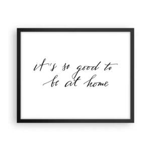 Affiche dans un cadre noir - Poster - Toute la vérite - 50x40 cm