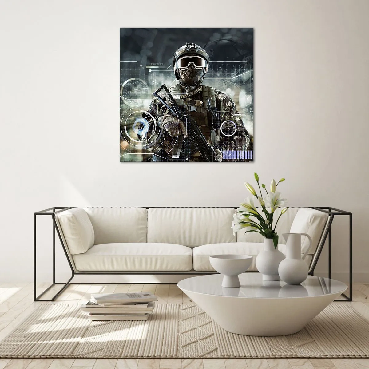 Impression sur verre - Image sur verre - Puissance sans limite - 70x70 cm