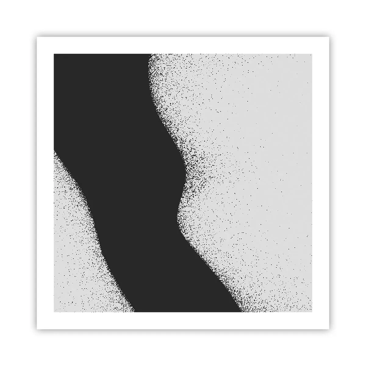 Affiche - Poster - Équilibre fluide - 60x60 cm