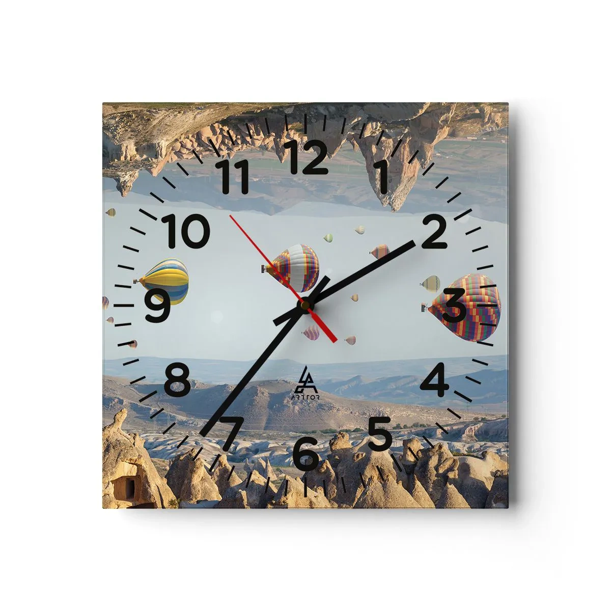 Horloge murale - Pendule murale - Ici, tout est possible - 30x30 cm