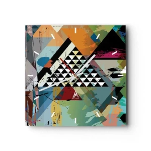 Horloge murale - Pendule murale - Comme c'est facile - 40x40 cm