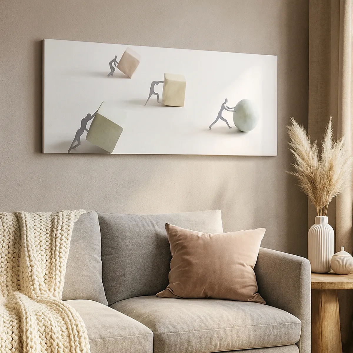 Impression sur toile - Image sur toile - Rien que la vie - 30x30 cm