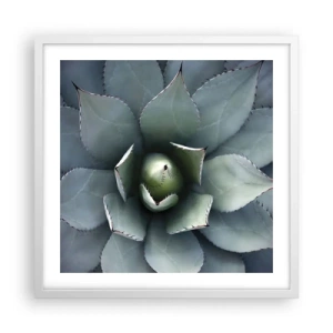 Affiche dans un cadre blanc - Poster - Wabi et observe - 50x50 cm