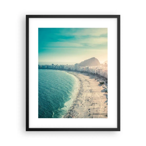 Affiche dans un cadre noir - Poster - Vacances éternelles à Rio - 40x50 cm