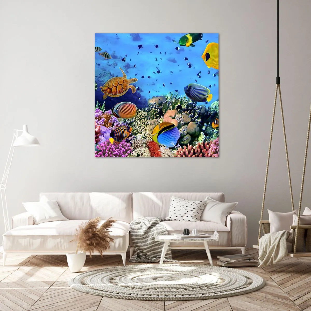 Impression sur toile - Image sur toile - Et que sait-on de la vie… - 50x50 cm