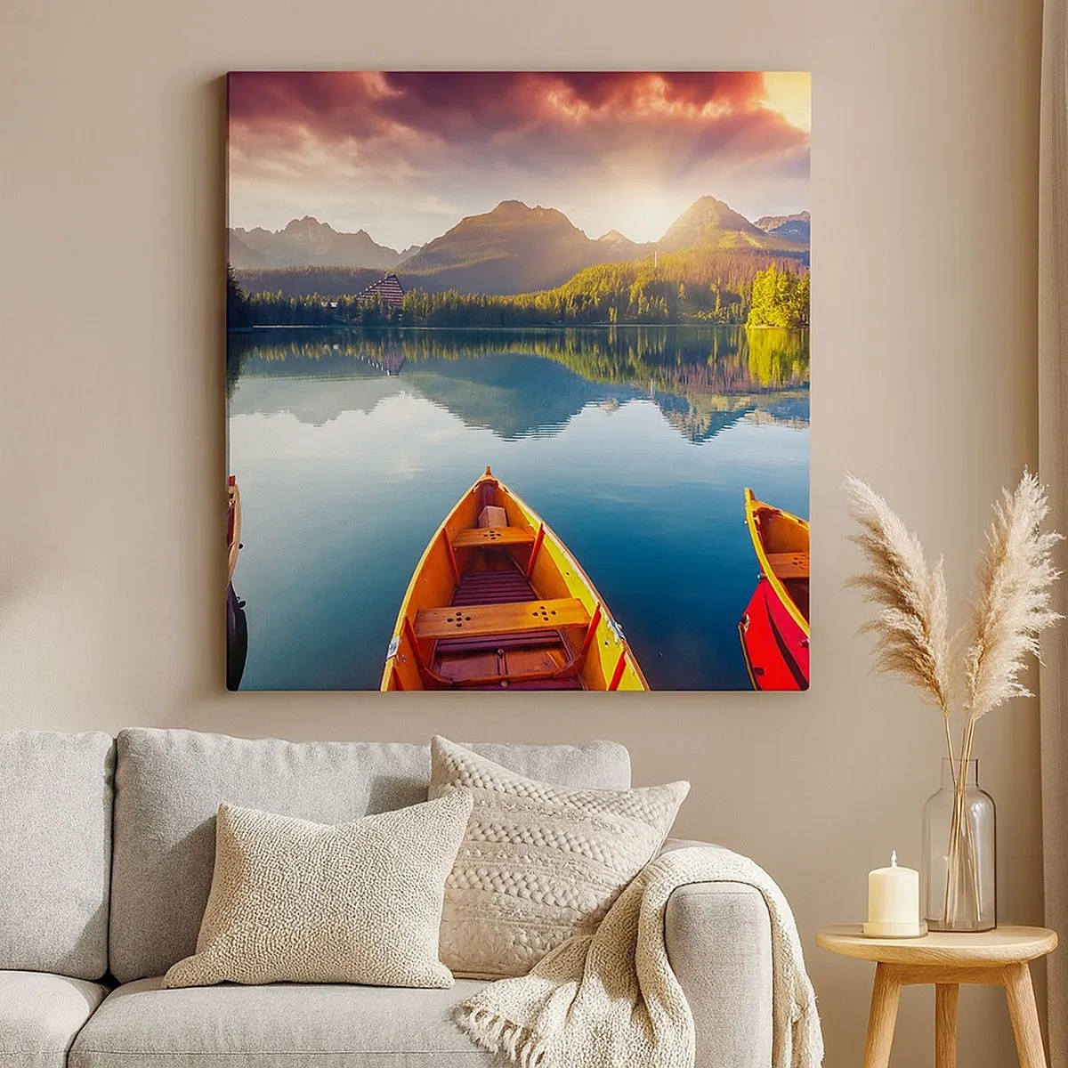 Impression sur toile - Image sur toile - Rien contre nature - 30x30 cm