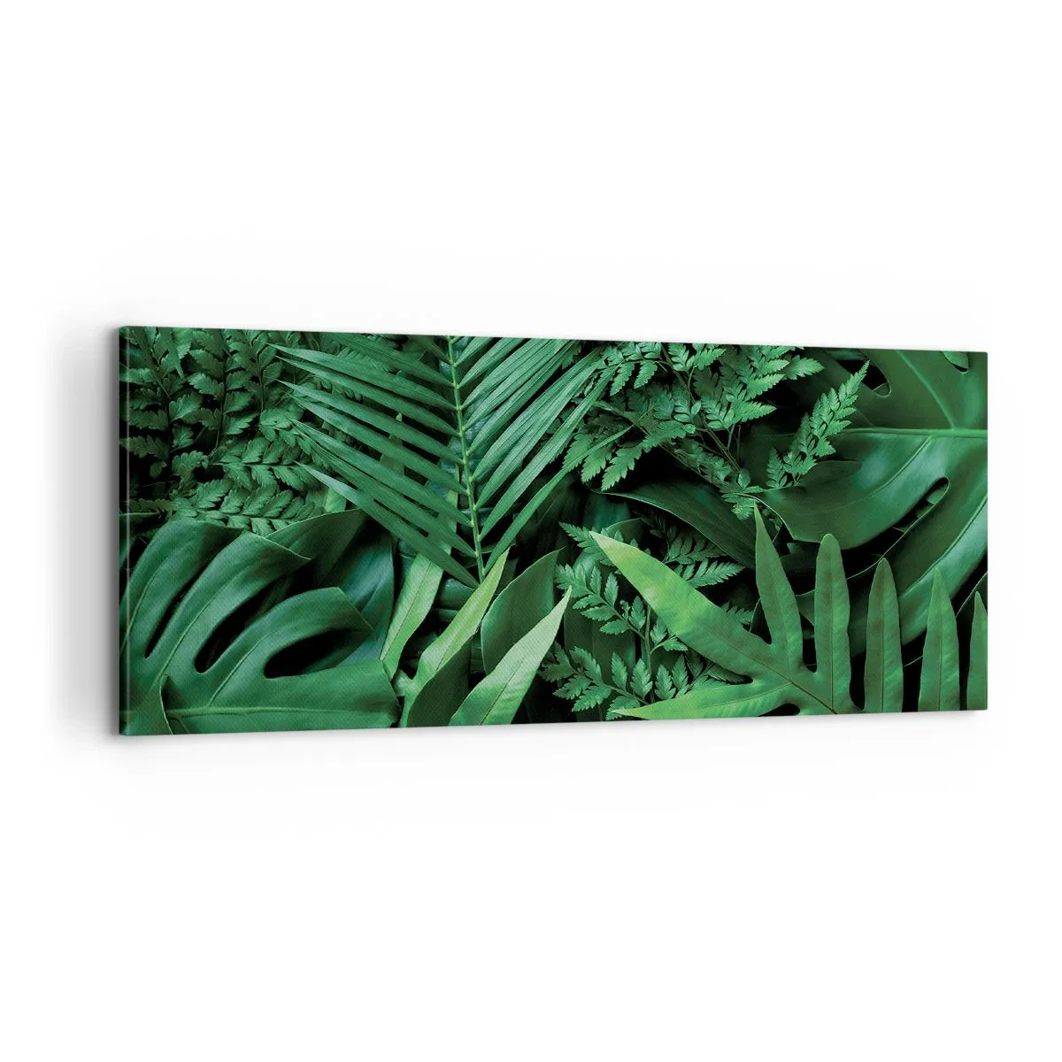Impression sur toile - Image sur toile - Emmitouflé de verdure - 100x40 cm