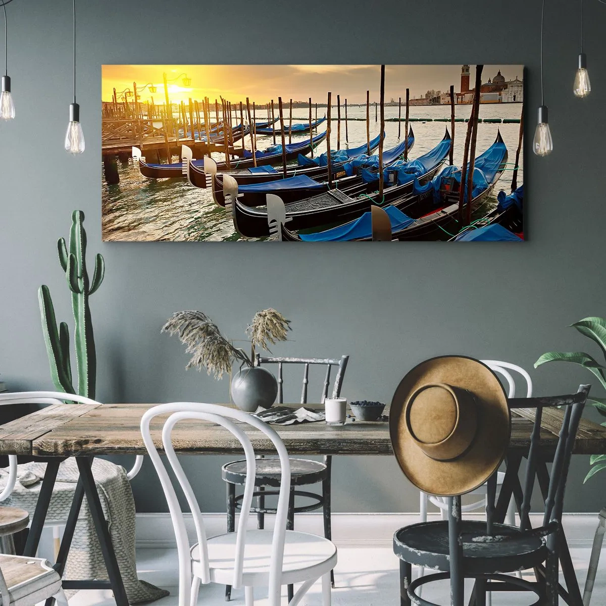 Impression sur toile - Image sur toile - Avant que le vacarme n'arrive - 90x30 cm