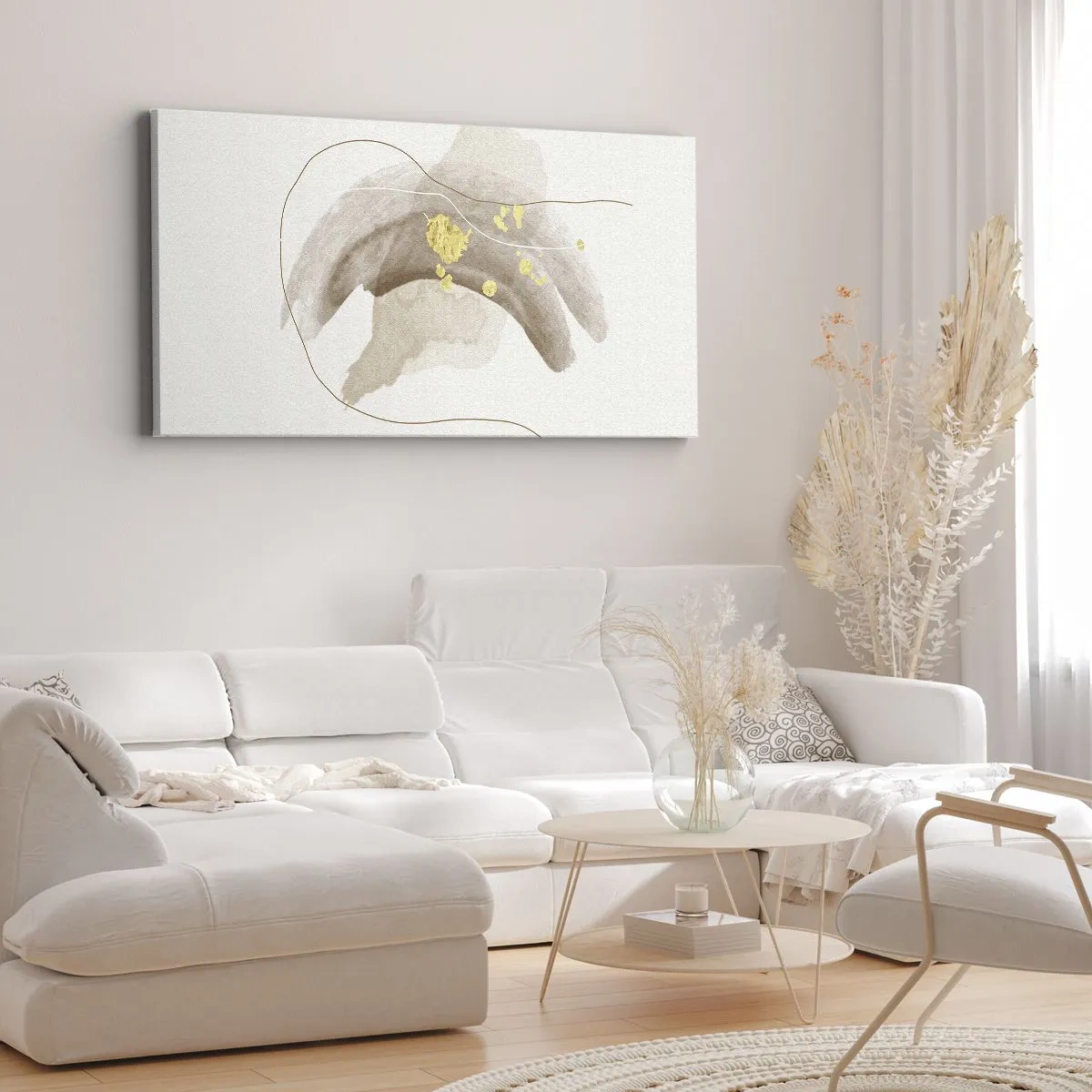 Impression sur toile - Image sur toile - rencontré dans l'espace - 100x40 cm