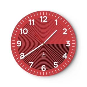 Horloge murale - Pendule murale - Mouvement circulaire - 30x30 cm