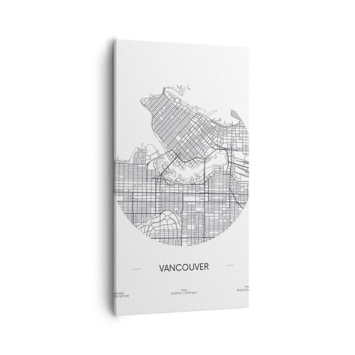 Impression sur toile - Image sur toile - Anatomie de Vancouver - 55x100 cm