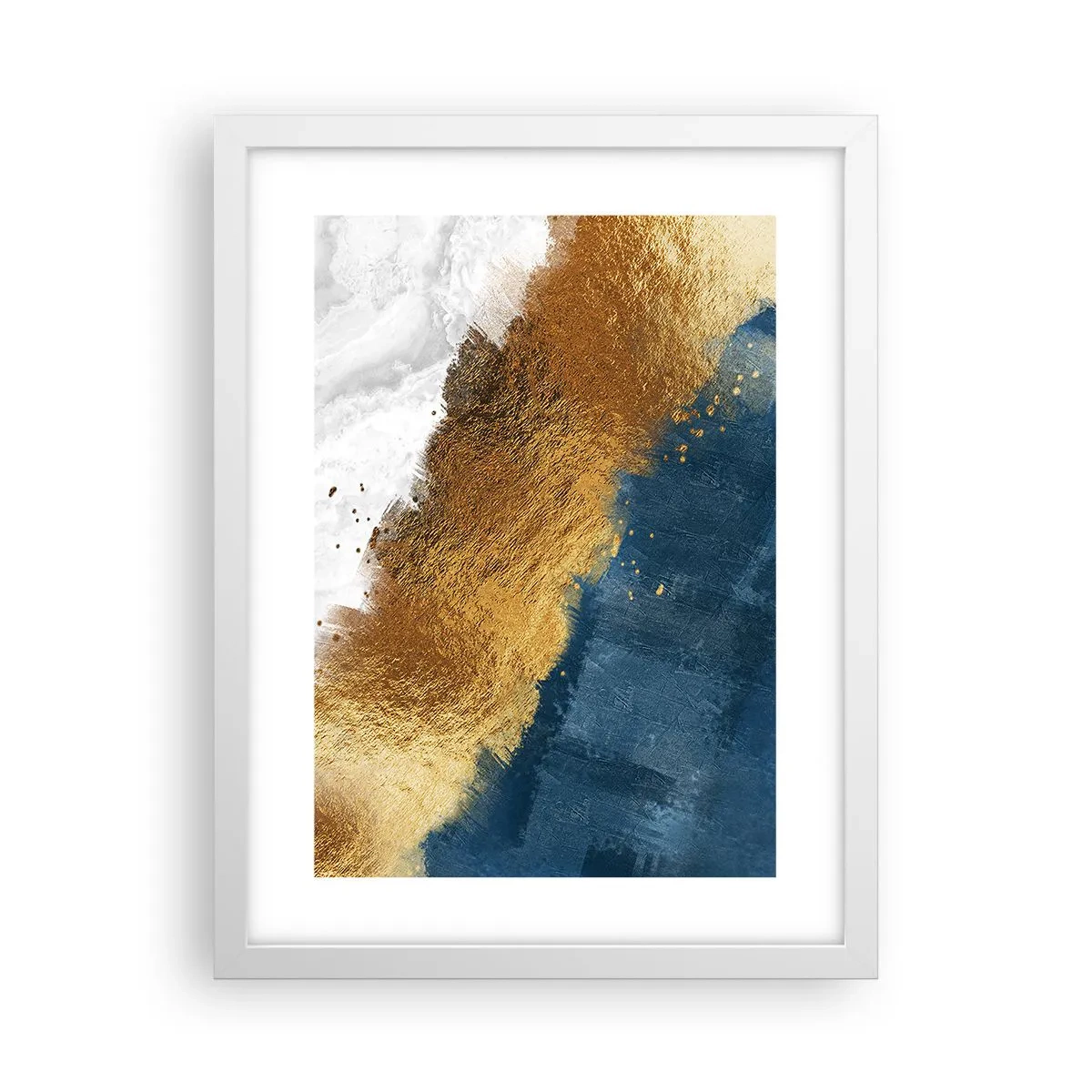 Affiche dans un cadre blanc - Poster - Les couleurs de l’été - 30x40 cm