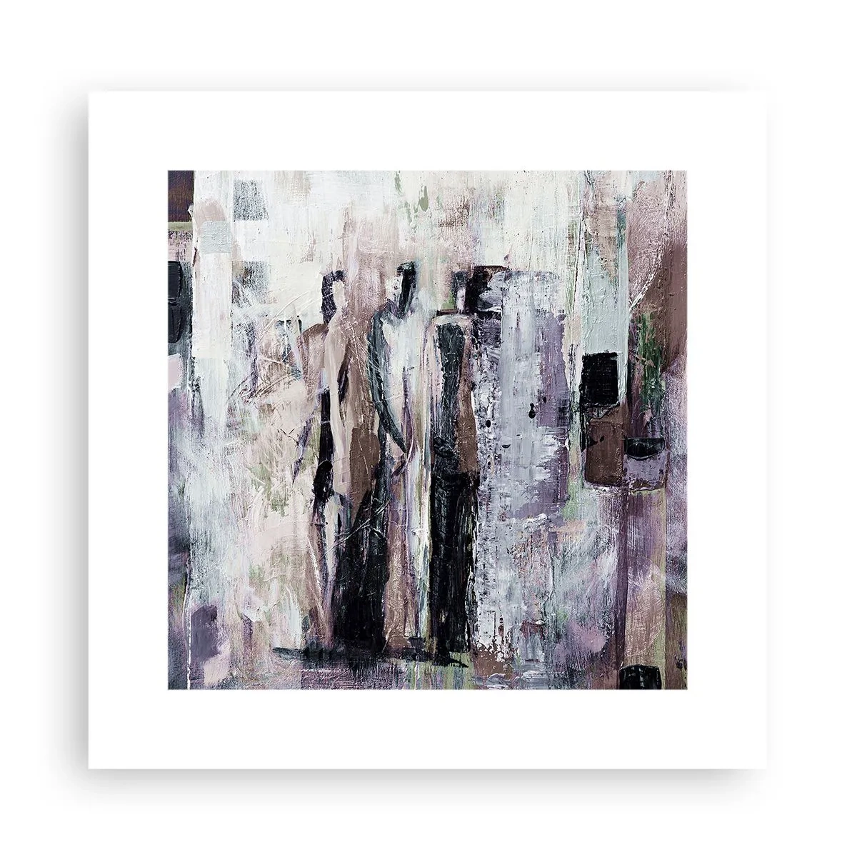 Affiche - Poster - Les trois mystérieux - 30x30 cm