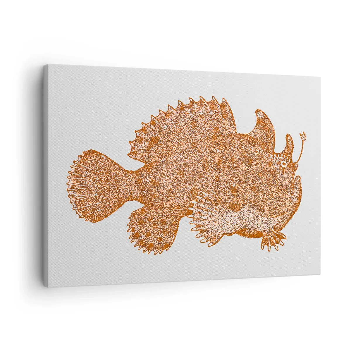 Impression sur toile - Image sur toile - Et pourtant un poisson - 70x50 cm