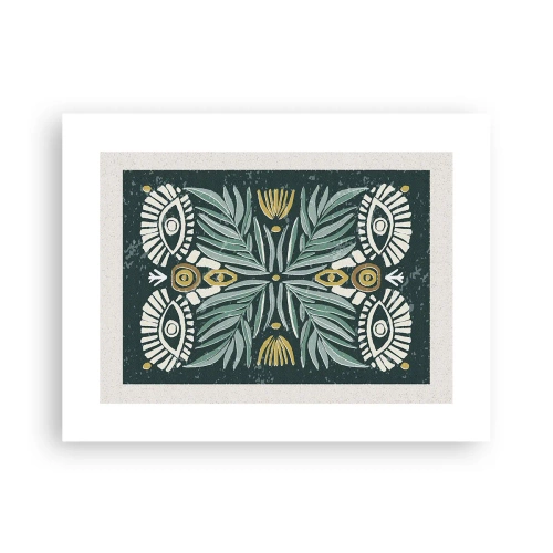 Affiche - Poster - Comme une découpe folklorique - 40x30 cm