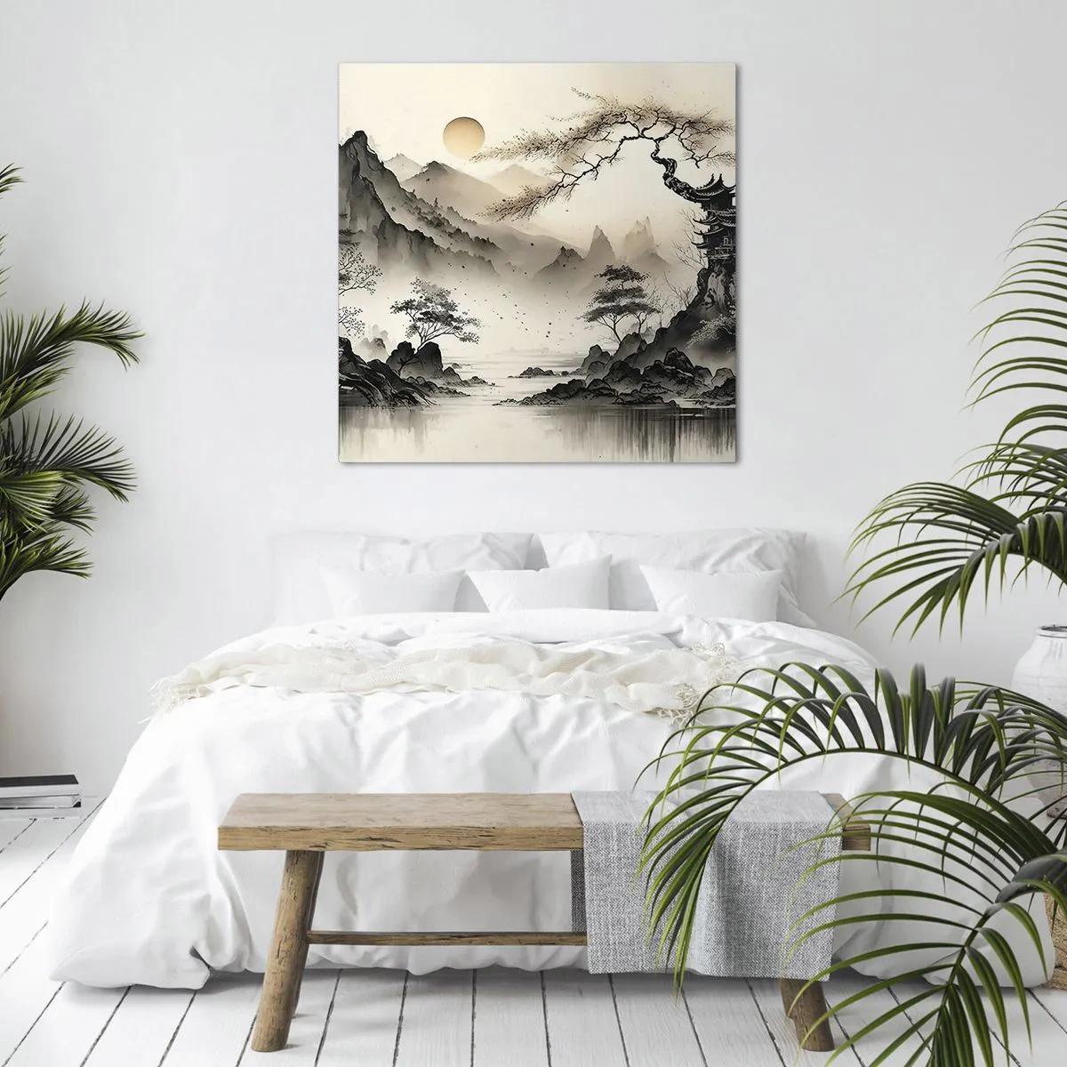 Impression sur toile - Image sur toile - Le charme unique de l'Orient - 70x70 cm