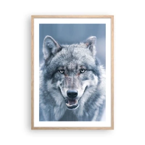 Affiche dans un chêne clair - Poster - Relèverez-vous le défi ? - 50x70 cm