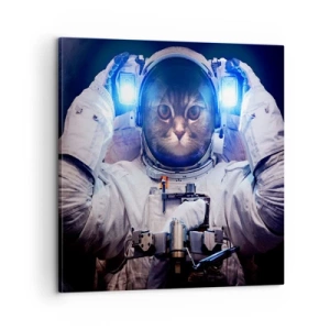 Impression sur toile - Image sur toile - Houston, vous avez un problème - 60x60 cm