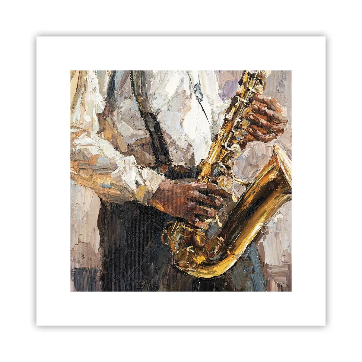 Affiche - Poster - C'est l'heure du solo - 30x30 cm