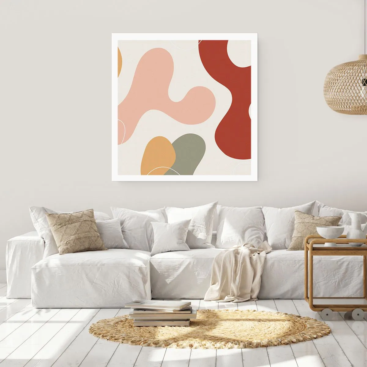 Affiche - Poster - Entrelac - 30x30 cm