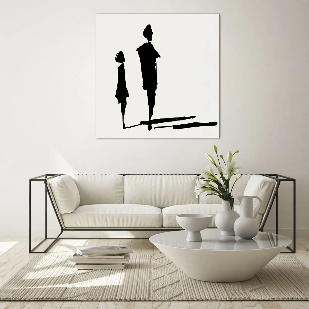 Impression sur verre - Image sur verre - Êtes-vous sûr qu'ils sont ensemble ? - 50x50 cm