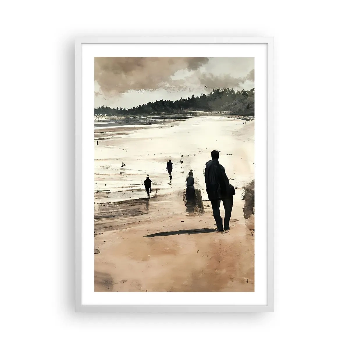 Affiche dans un cadre blanc - Poster - Invoqué - 50x70 cm