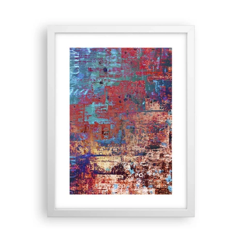 Affiche dans un cadre blanc - Poster - Mémoire et oubli - 30x40 cm