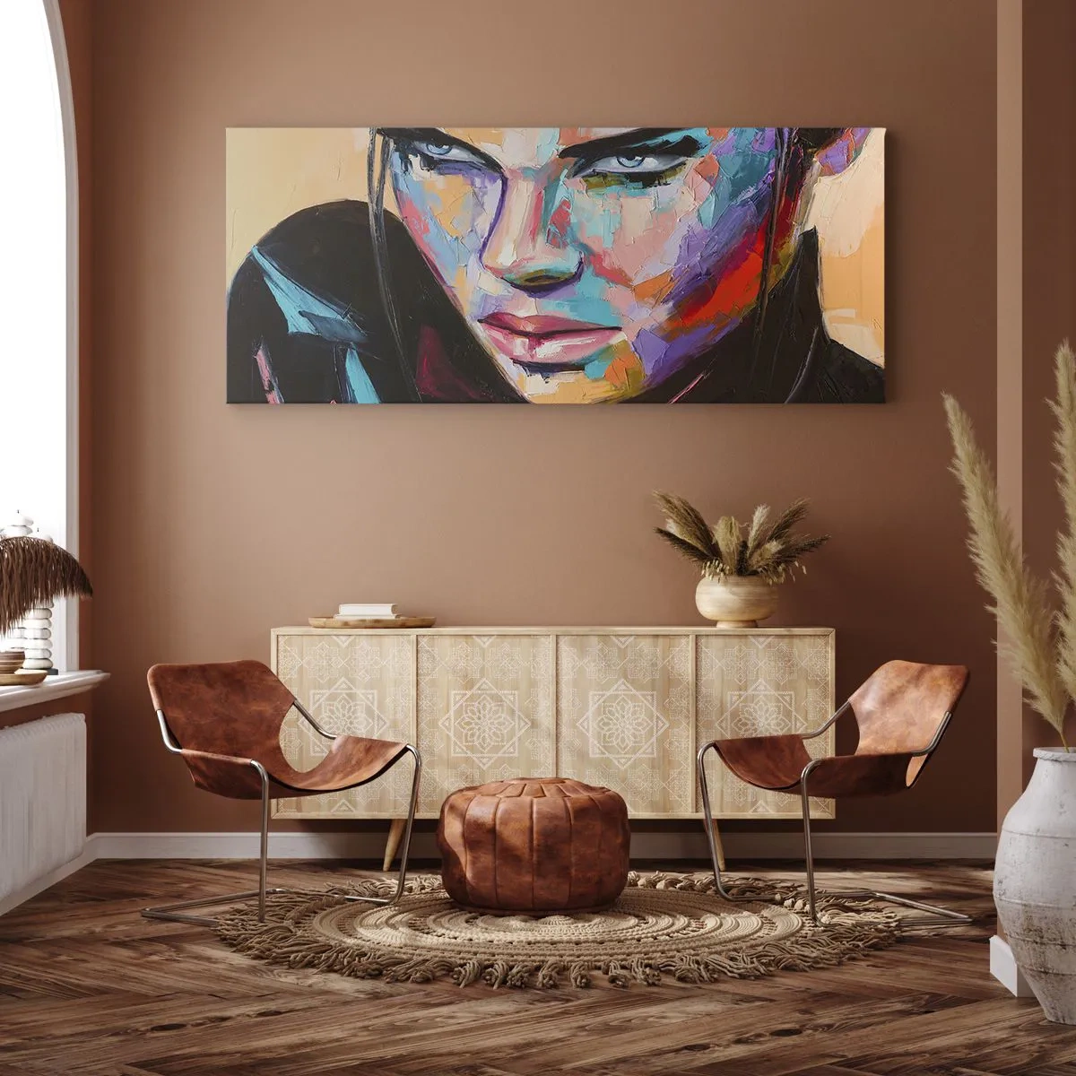 Impression sur toile - Image sur toile - Le coeur sauvageon - 100x40 cm