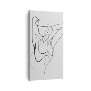 Impression sur toile - Image sur toile - Vraiment, tu es comme ça... - 65x120 cm